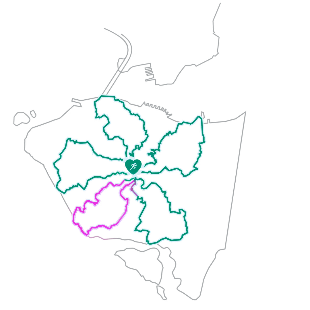 Map for Petal 4: Chi Fu Fa Yuen Route